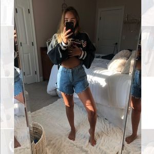 Lee’s vintage denim jean shorts